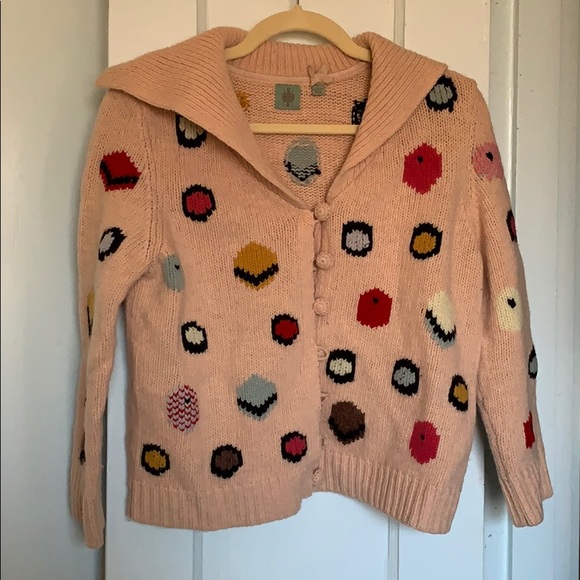 Anthropologie Sweaters - Anthropologie knit sweater with colorful circles